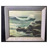 This is a vintage lithograph art print titled