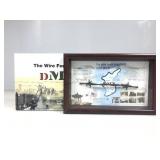 The Wire Fence From DMZ Shadowbox Display 7x11in