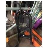 Exterior rear swing-out spare tire carrier,