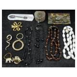 Collection Of Brooches W/monet, Fashion Jewelry &
