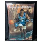 This framed vintage 1992 Converse promo poster