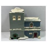 This illuminated ceramic building is the vintage.