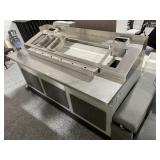 6ft Rolling NSF Sandwich/Salad Prep Table with