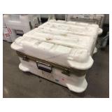 Hard travel case, marked US Govt. Property,