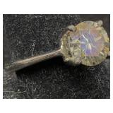 3.5 Cts Off White Diamond Sterling Silver Ring,