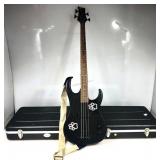 Dean Electric Bass Guitar in Hard Case