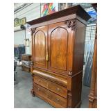 Pick Up At Paradise Mall Vtg Tall Armoire W/doors