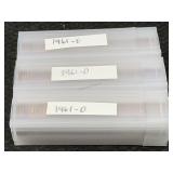 3 Rolls Of Pennies Incl. 1961-d