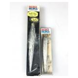 NOS Rebel Fishing Lures F305 & DR2401