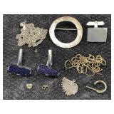 Sterling Silver Jewelry, Tw 29.6g W/brooch, Single