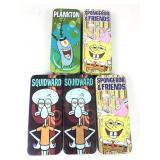 Five SpongeBob and friends childrenï¿½s watches in