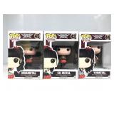 3 Funko POP! Rocks Vinyl Figures