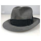 A Stetson Brookfield fur felt hat, fedora style