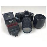 Minolta Maxxum SPxi 35mm Film Camera w/ Sigma