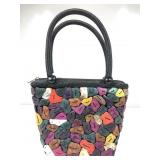 NWT PAH Coconut & Natural Shell Mosaic Purse w/