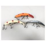 Vtg Helin Flatfish Fishing Lures
