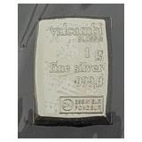 1g - .999 Fine Silver Bar