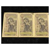 3-ï¿½ Idaho Goldback 1/4000th Ozt 24k Gold