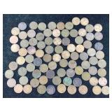 Approx 86 Wheat Pennies