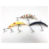 Vtg Helin Flatfish Fishing Lures