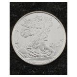 1/10 Ozt .999 Fine Silver Round Walking Liberty