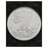 1/10 Ozt .999 Fine Silver Round Walking Liberty