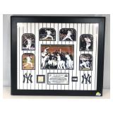 A beautifully matted and framed tribute to the
