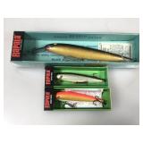 NOS Rapala Fishing Lures. CD-18 Magnum & 2 CD-11