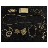 Gold-filled & Gold-plated Jewelry Incl. Necklace &