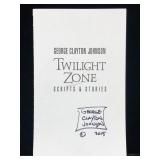 George Clayton Johnson Signed ï¿½Twilight Zone