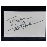 Frankie Avalon Signature Card