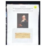 Thomas Mifflin Signature Cut