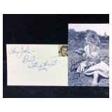 Steve Forrest & Joan Freeman Signed Items