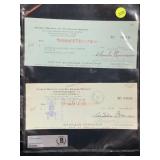 Chuck Bronson & Jill Ireland Bronson Signed