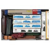 HO Scale Train Cars and Engines - Some In Boxes