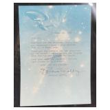 DeForest Kelley Signed Original Typewritten