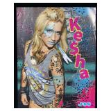 Kesha Autographed Magazine Page