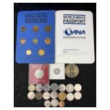 World Mints Passport Coin Set W/foreign Canada