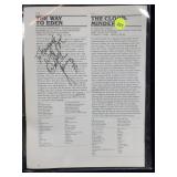 Walter Koenig Signed & Inscribed Page From The