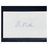 Dan Rather Signature Card