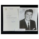 Governor Ronald Reagan Signed & Inscribed 8x10