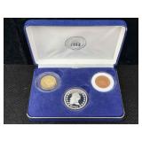 Ncm 3 Tribute Coin Incl. 1794 Liberty Silver Token