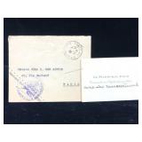 1919 Postmarked Marshal Ferdinand Foch (Commander