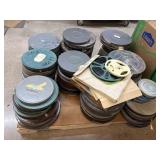 Large Collection of 16mm Movies on Reels - Many