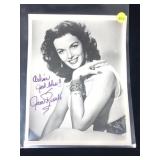 Jane Russell Autographed Headshot with Signing