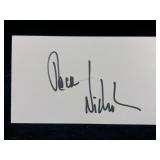 Jack Nicholson Autographed Index Card - No COA