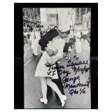 George Mendonsa (Sailor In Photo) Signed The