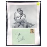 Tom Ewell Autographed Card dated Aug 6th 1975
