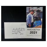 Greg Jein Signed & Inscribed 2020/2021 Holiday