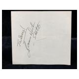 James Doohan Signed & Inscribed Signature Card